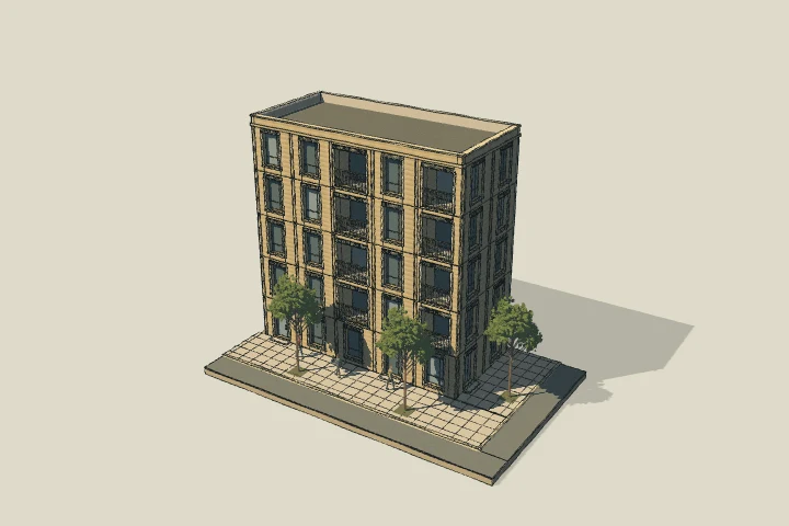 Illustrated model of new london
