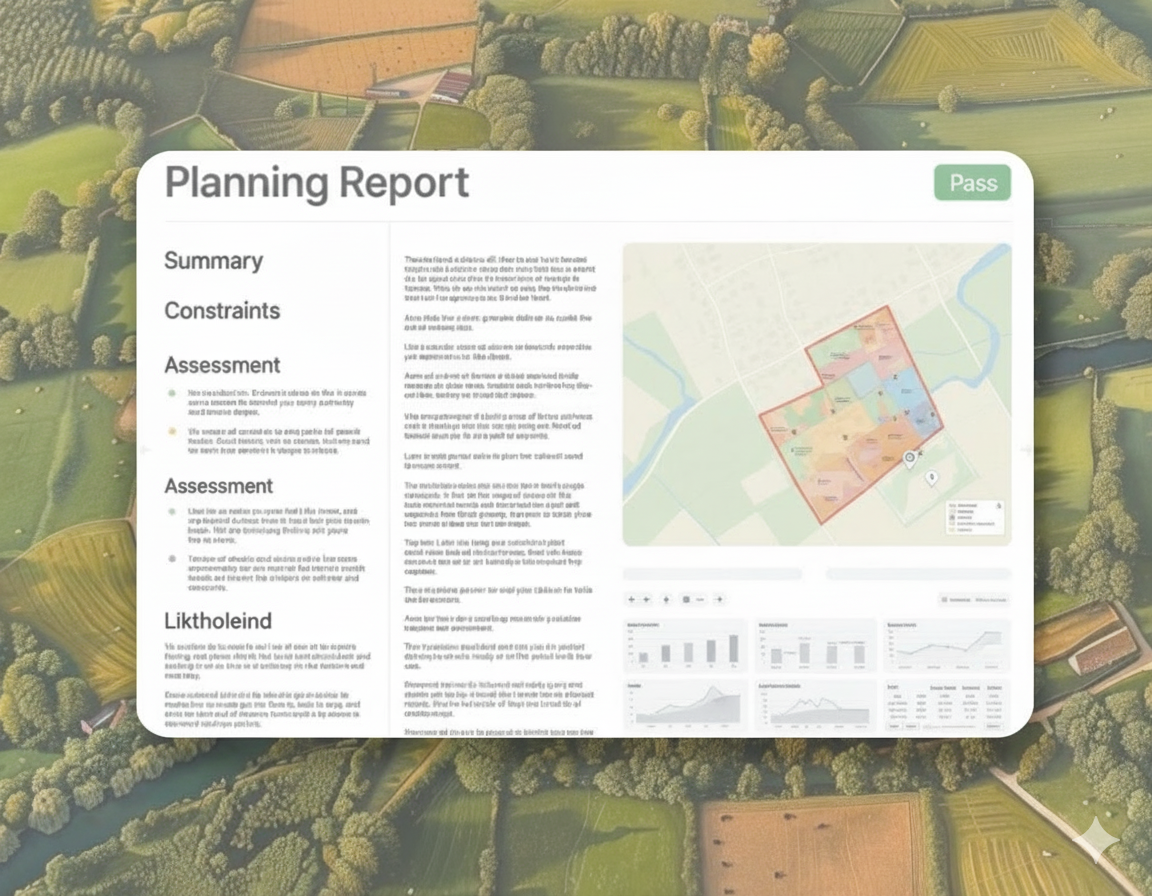 Planning report site assessment